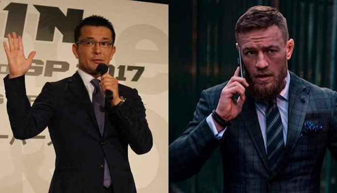 Nobuyuki Sakakibara, Conor McGregor Nobuyuki Sakakibara, Conor McGregor, RIZIN