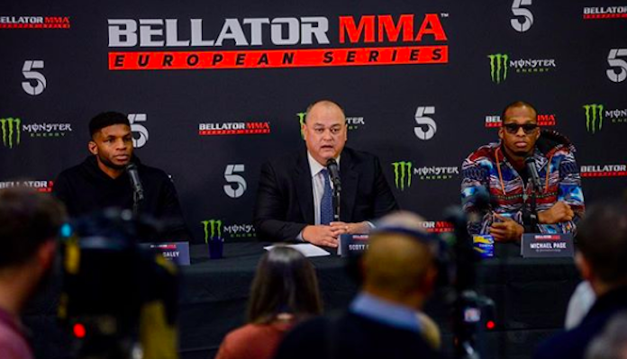 Paul Daley, Scott Coker, Michael Page Paul Daley, Scott Coker, Michael Page