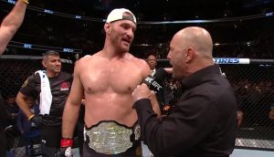 Stipe Miocic, Joe Rogan, UFC 241